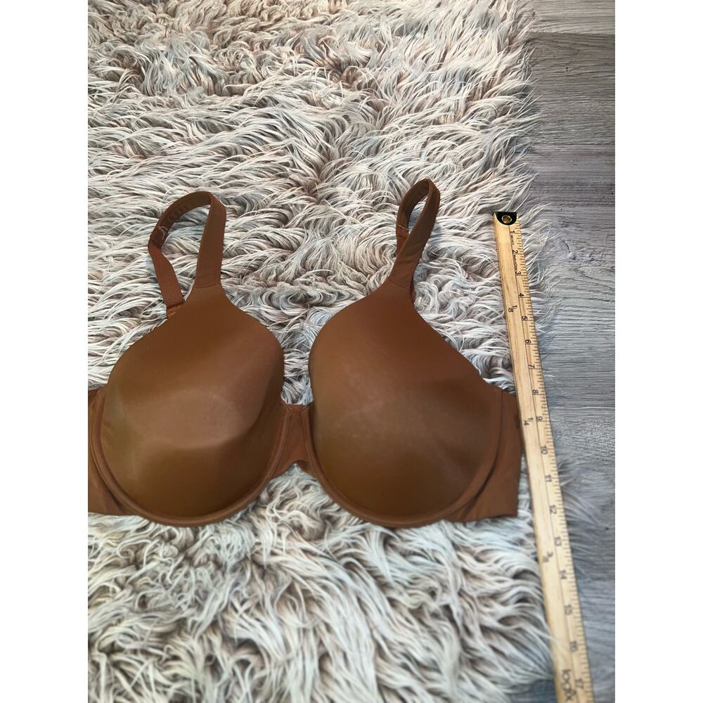 Ambrielle women’s full figure everyday full coverage brown bra - Picture 7 of 8